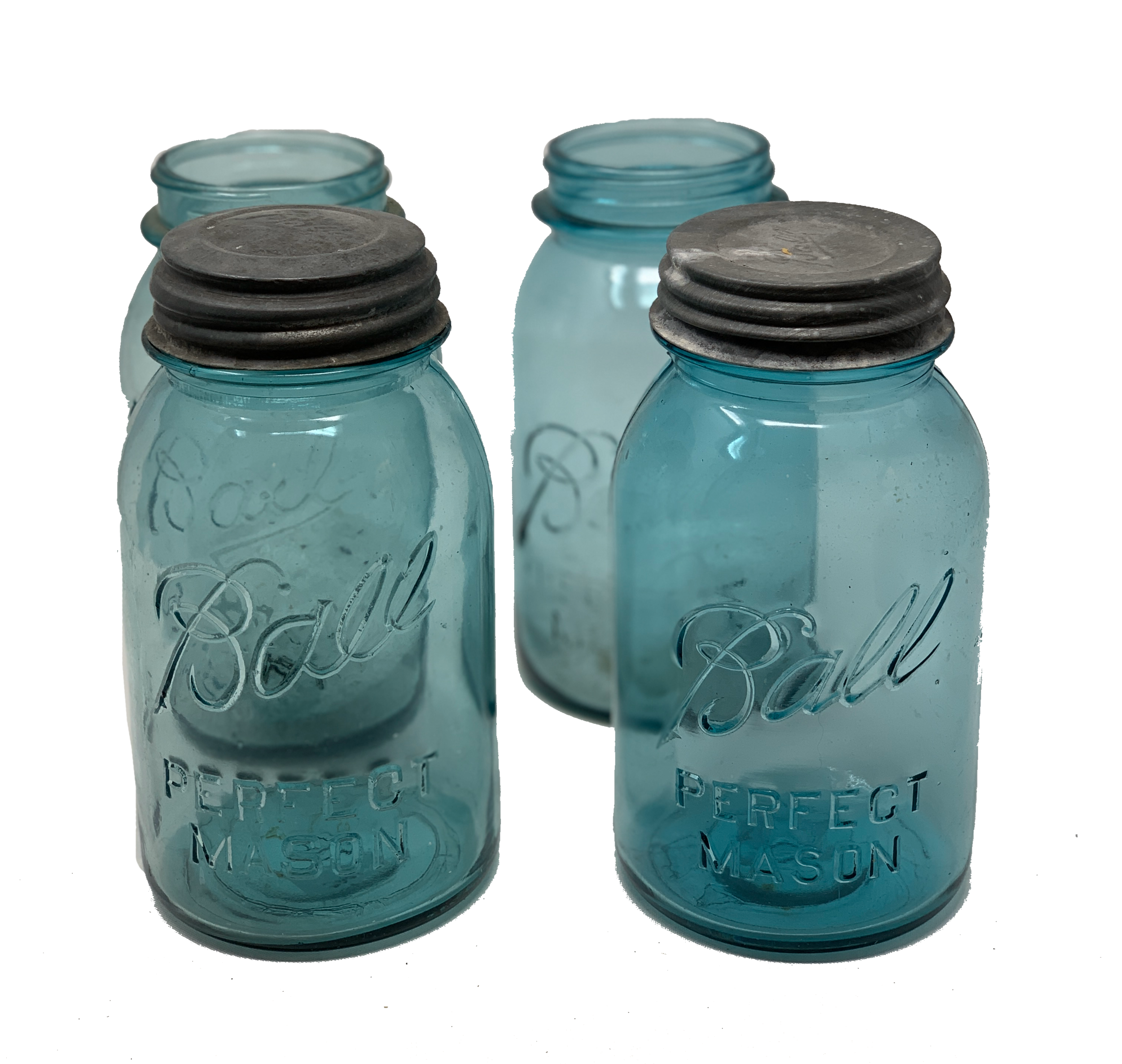 Antique Mason Blue Half Gallon Jar with Lid – Main Street Estate Sales
