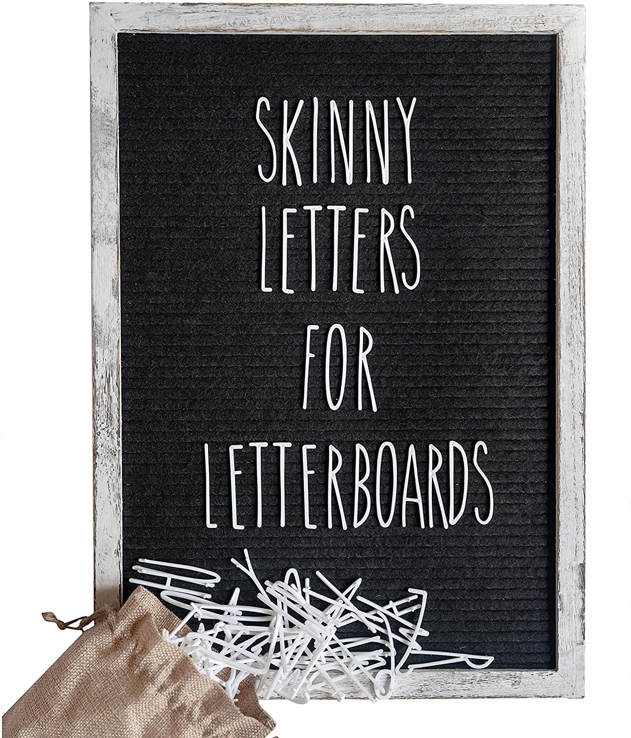 Felt Board Skinny MCM Letters