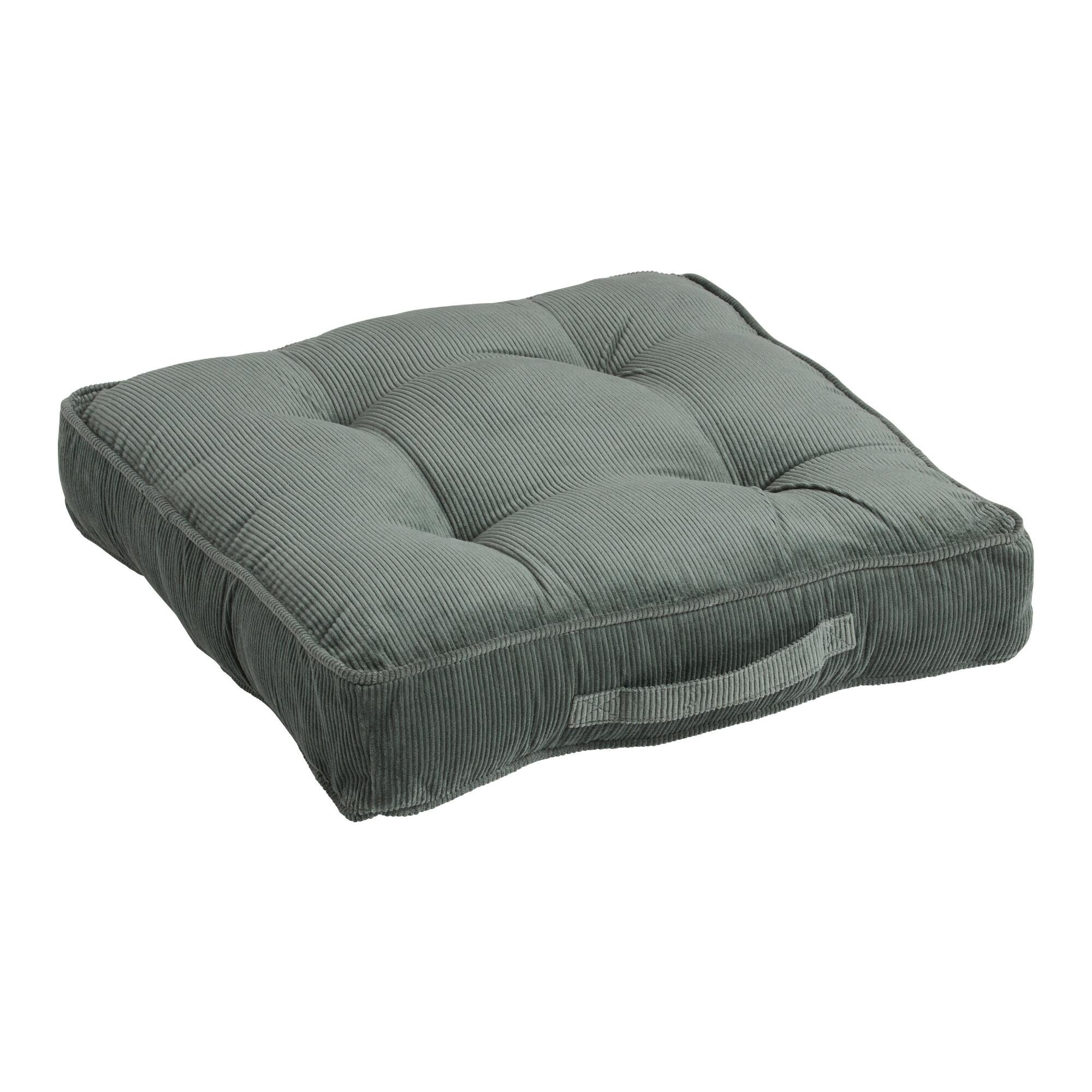 Green Corduroy Cushion