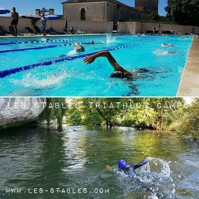 Pool or Open Water...it's still #triathlonparadise 
www.les-stables.com 
#swim 
BOOK NOW FOR 2020