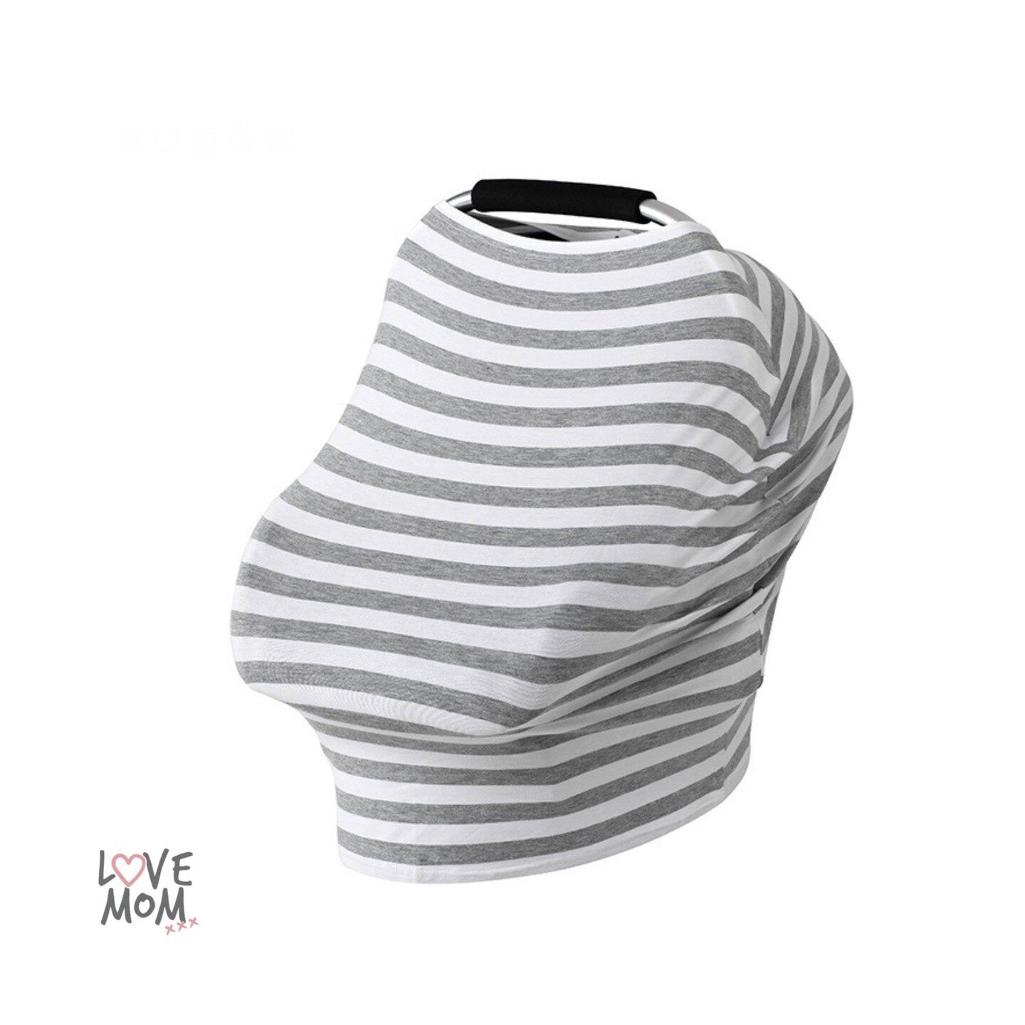 Our 5 in 1 multipurpose cover is a must have for all moms, this fashionable item can be used as a stylish scarf, breastfeeding cover, trolley seat overlay, to protect your high chair or shade you baby in their pram while they take a nap.⁠
⁠
- Love Mo