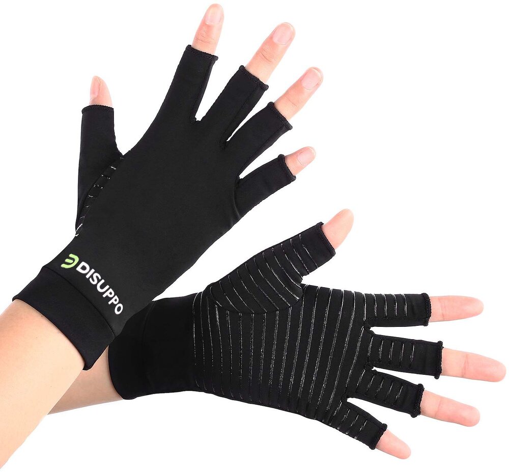 Fingerless Compression Gloves