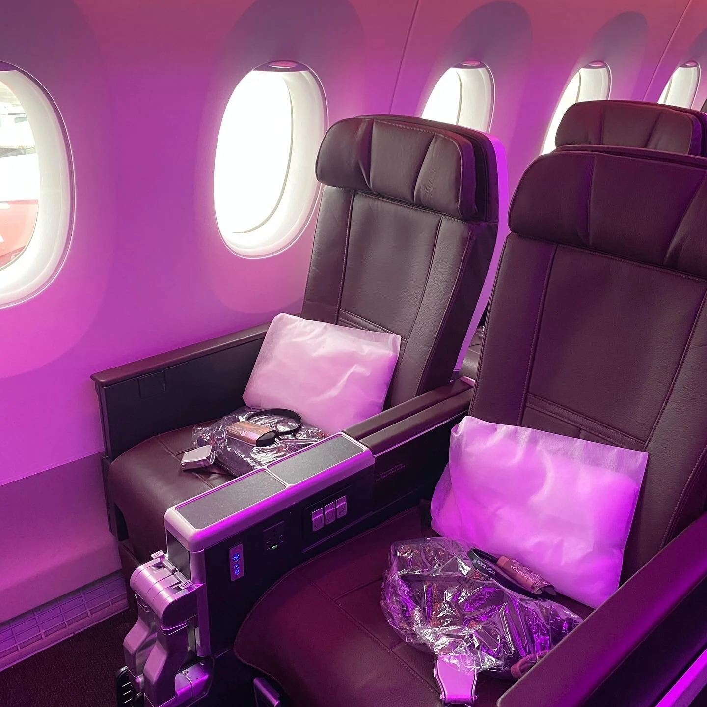 Flying Premium Virgin Atlantic — Debbie Farley