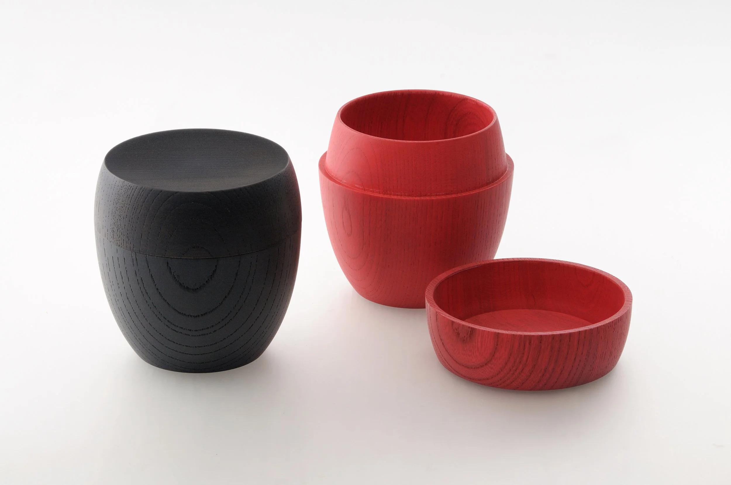 Wooden Tea Canister MARU-TSUTSU