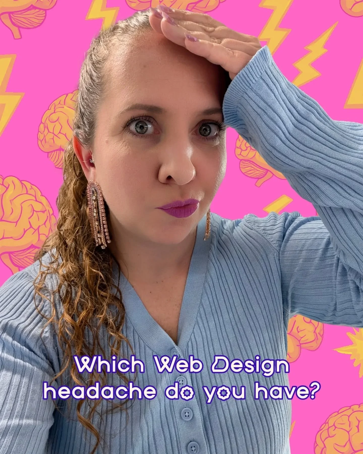 What Web Design headaches do you have?

🧠 Stress = fixing one tiny spacing issue that nobody else will ever notice

🧠 Hypertension = DIYing your own website at midnight before launch

🧠 Migraine = plugin conflicts the day before going live

🧠 The