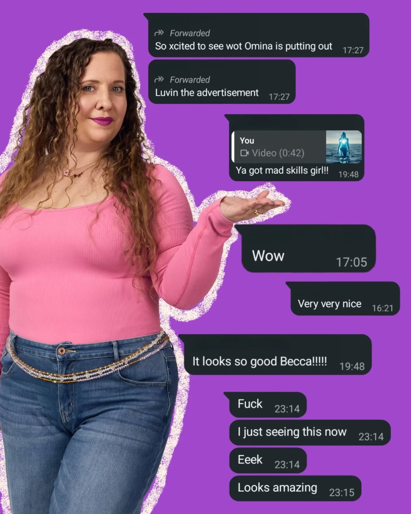 Messages I've had this week from my client team about our latest project! Their hype truly inspires me to keep pushing the boundaries ✨

Posting the final piece soon 👀 Keep an eye out!

#ClientLove #ClientFeedback #WhatMYClientsAreSaying