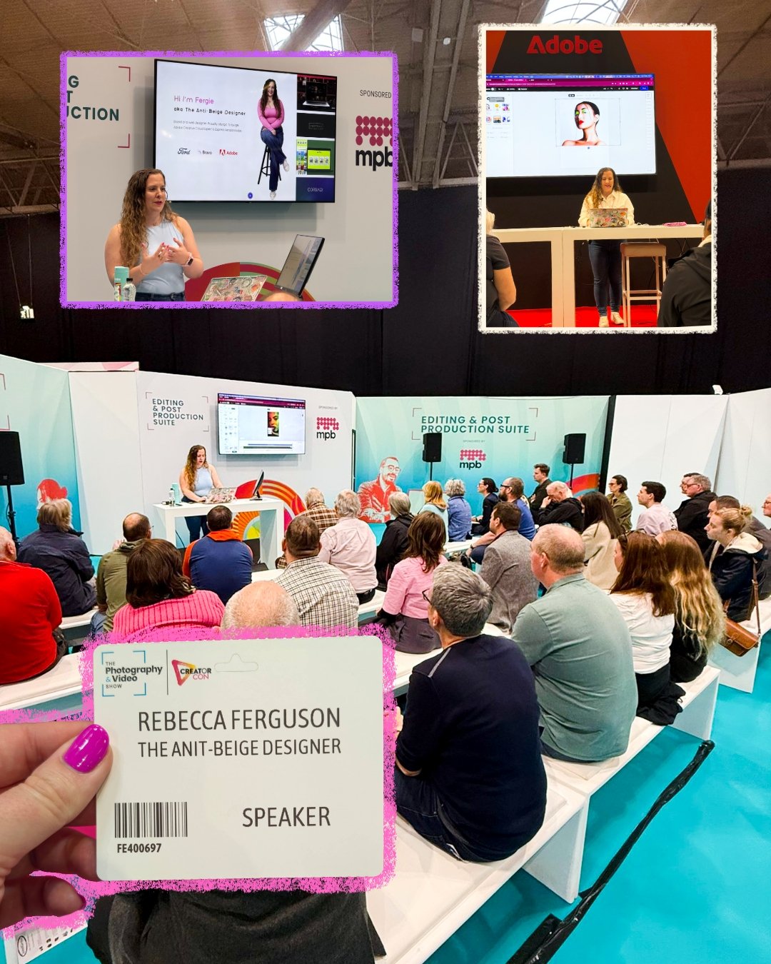 1️⃣ One goal to be on stage and talk more
2️⃣ Two conference days &amp; Two stages
3️⃣ Three talks 🎤

I design brands but I also teach people how to show up with them. How to turn ideas into content and visuals. How to make their work stand out.

If