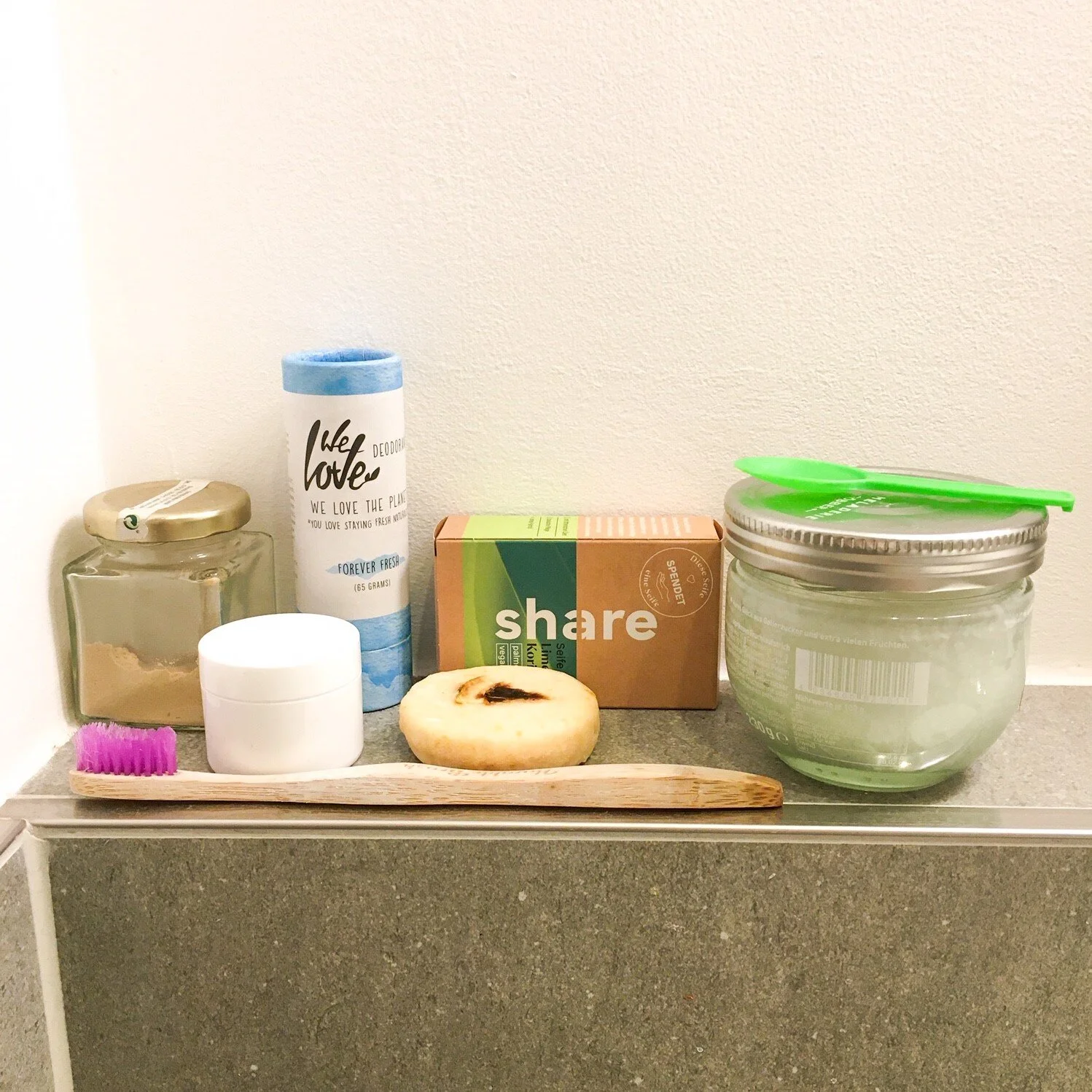 Lower waste, less plastic, most imperfectly in the bathroom. (Part 2).