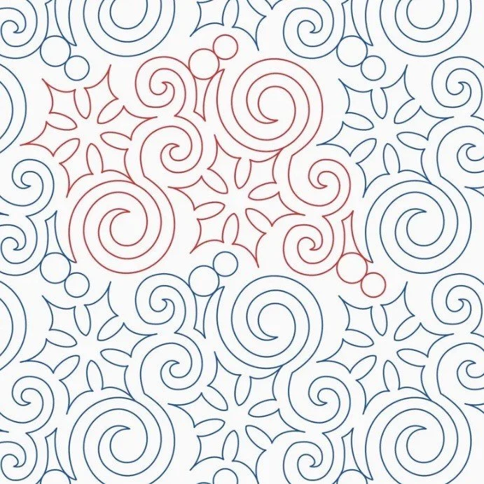 Swirly Snowflakes