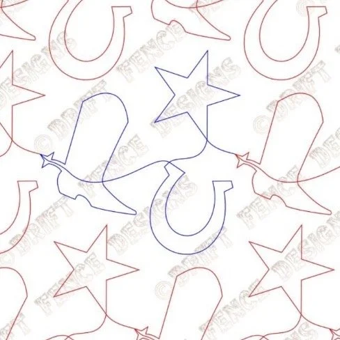 Boot, Horseshoe, Star