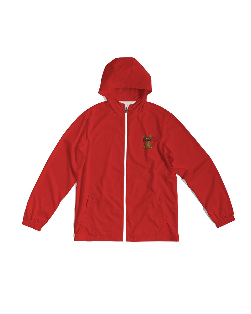 Red Windbreaker 