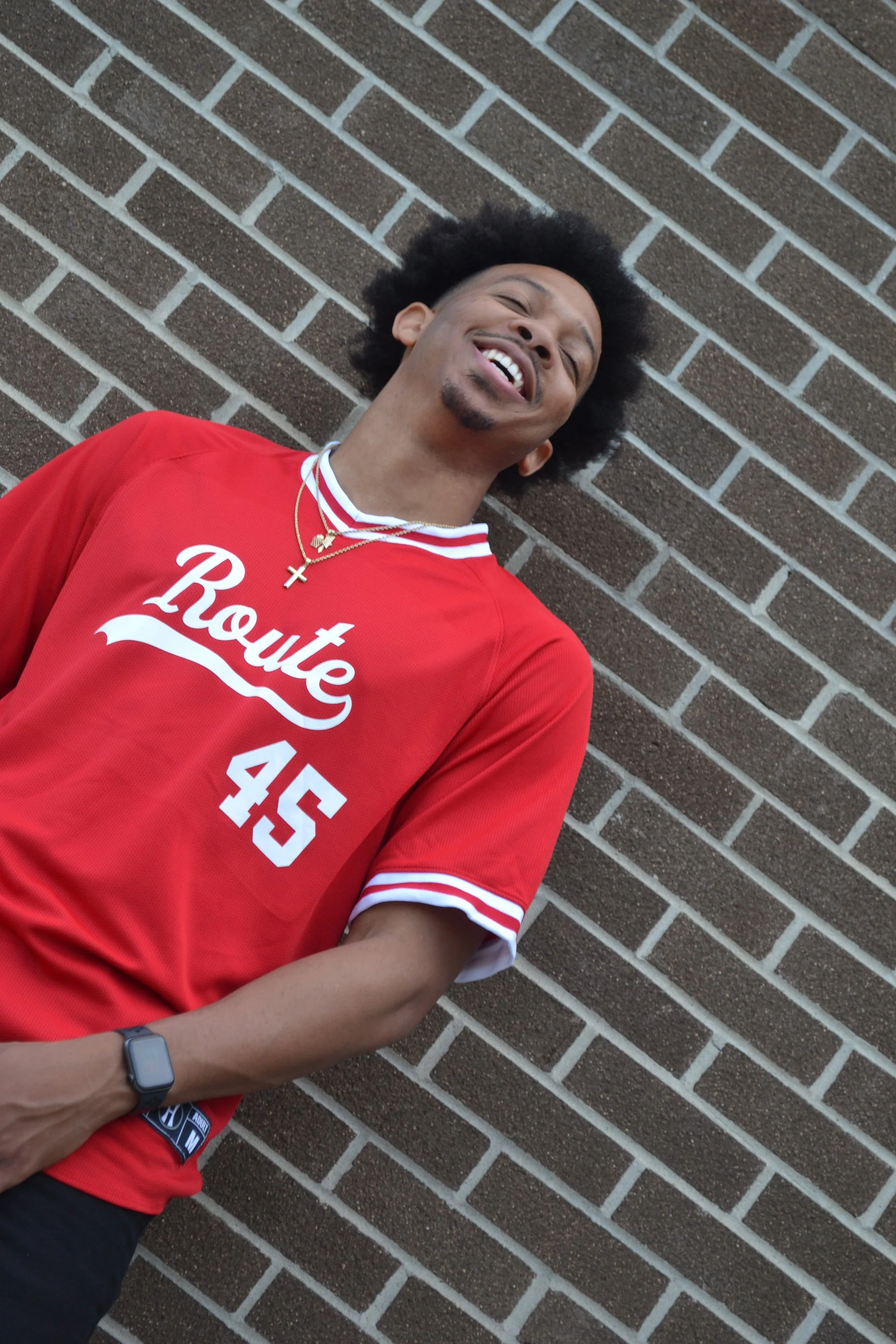 Retro Baseball Jersey V neck