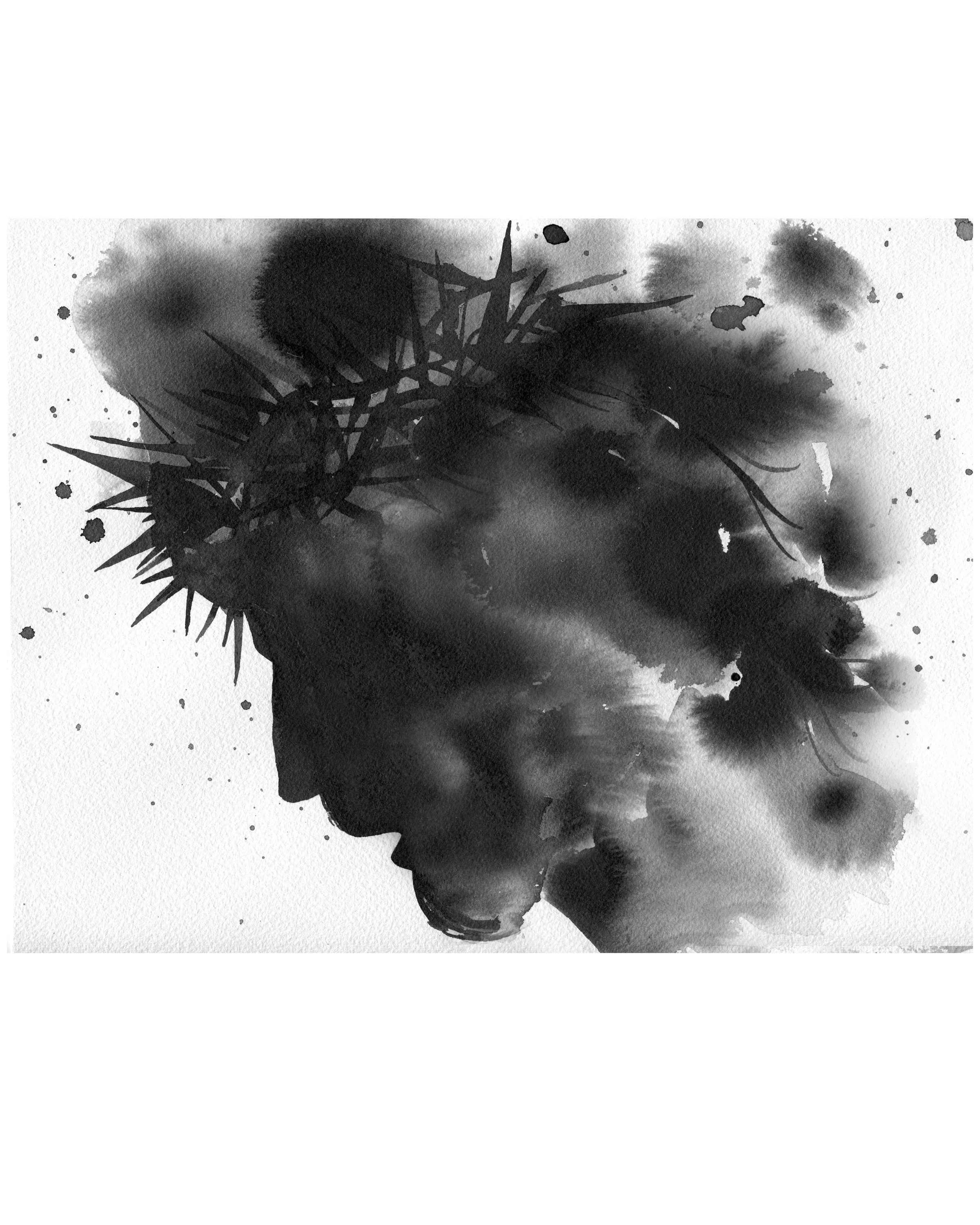 Story Behind the Art: Jesus Ink Blot (Rorschach)