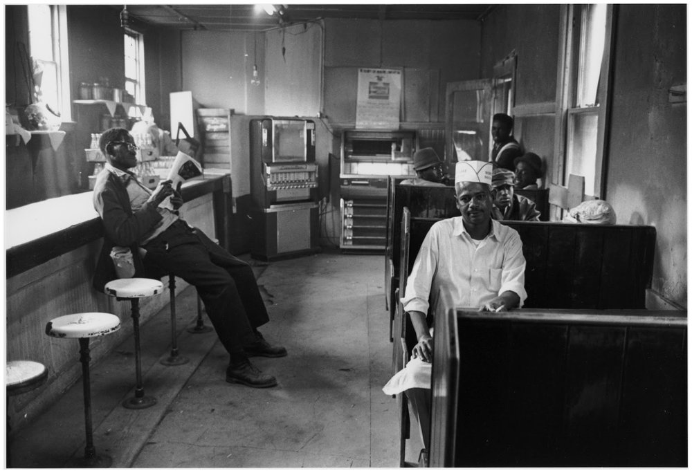  Martin J. Dain   Faulkner’s World, Oxford, Mississippi, 1961-1963  Gelatin silver, 16 x 20”  Signed  