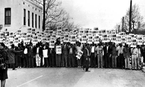  Ernest Withers  I am a Man, Sanitation Strike, Memphis, Tennessee  Gelatin silver, 11 x 14”, 16 x 20”, 20 x 24”  Signed 