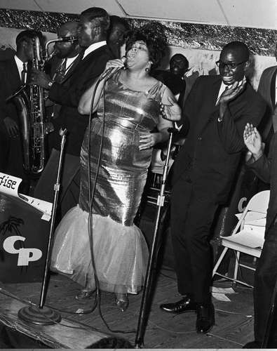  Ernest Withers  Aretha Franklin Sings After MLK’s Assassination, Memphis  Gelatin silver, 11 x 14”, 16 x 20”, 20 x 24”  Signed 