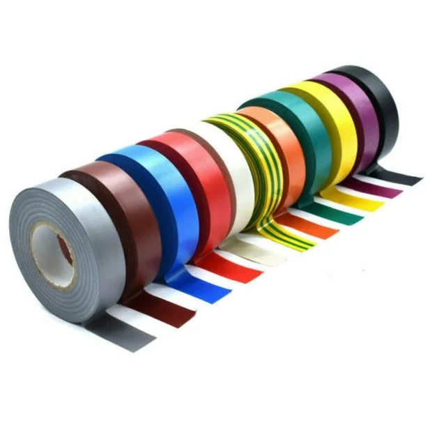 ADVANCE AT7 Black PVC Electrical Insulation Tape – 20m X 19mm – 50-Pack – EPT7 – Made In UK