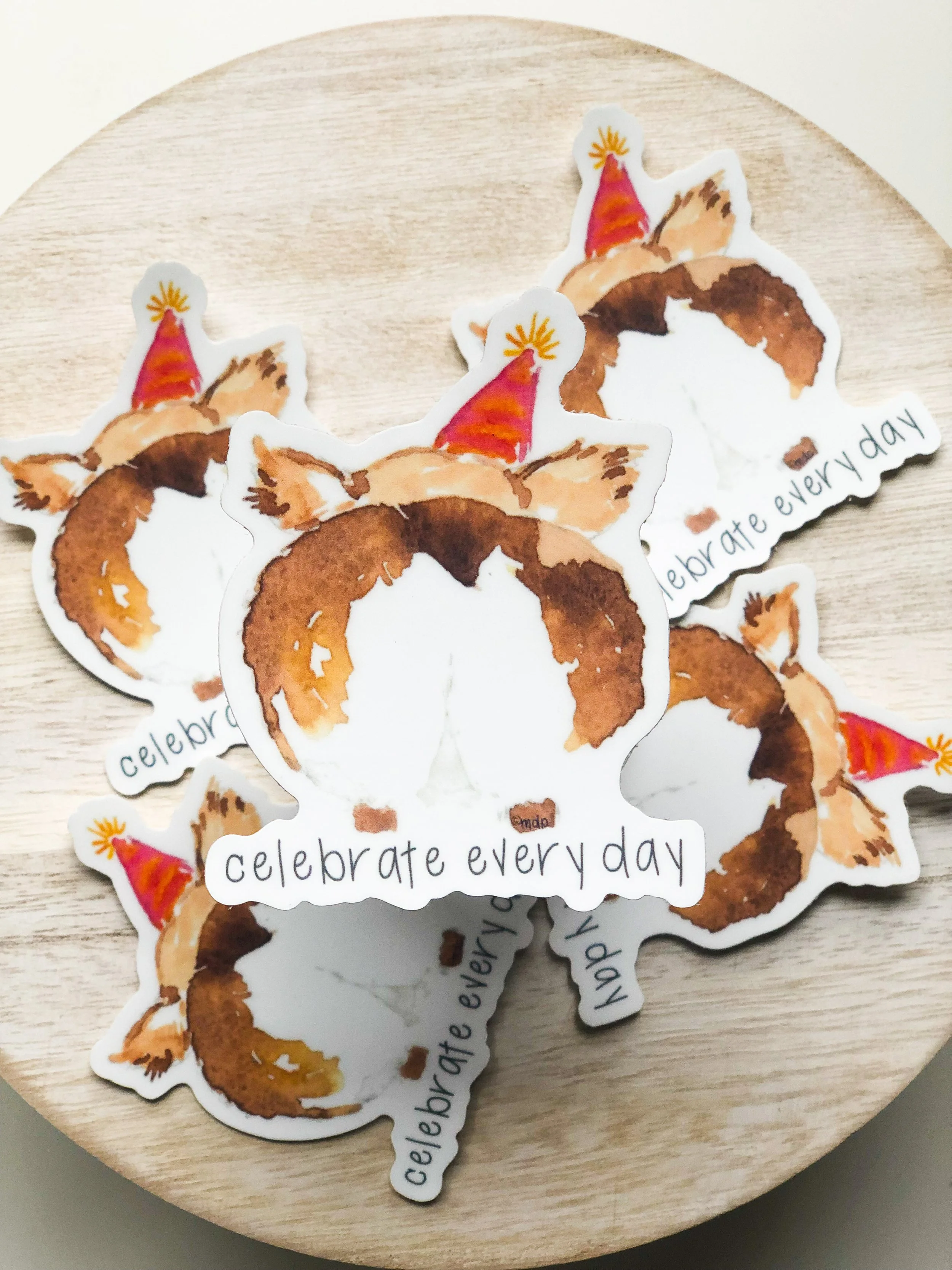 Corgi | Watercolor Sticker