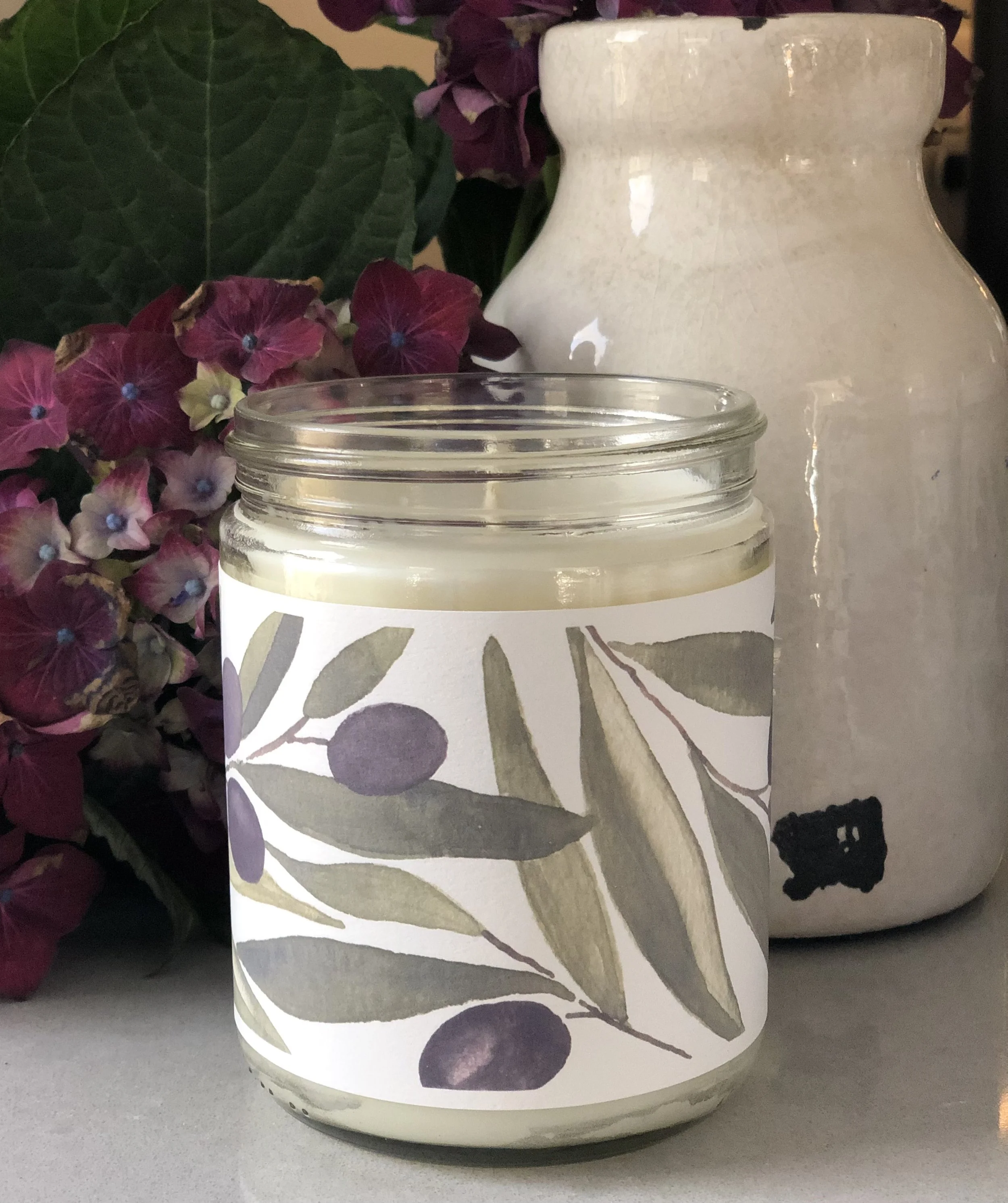 The Olive Leaf & Citron Candle- The Artist Collection