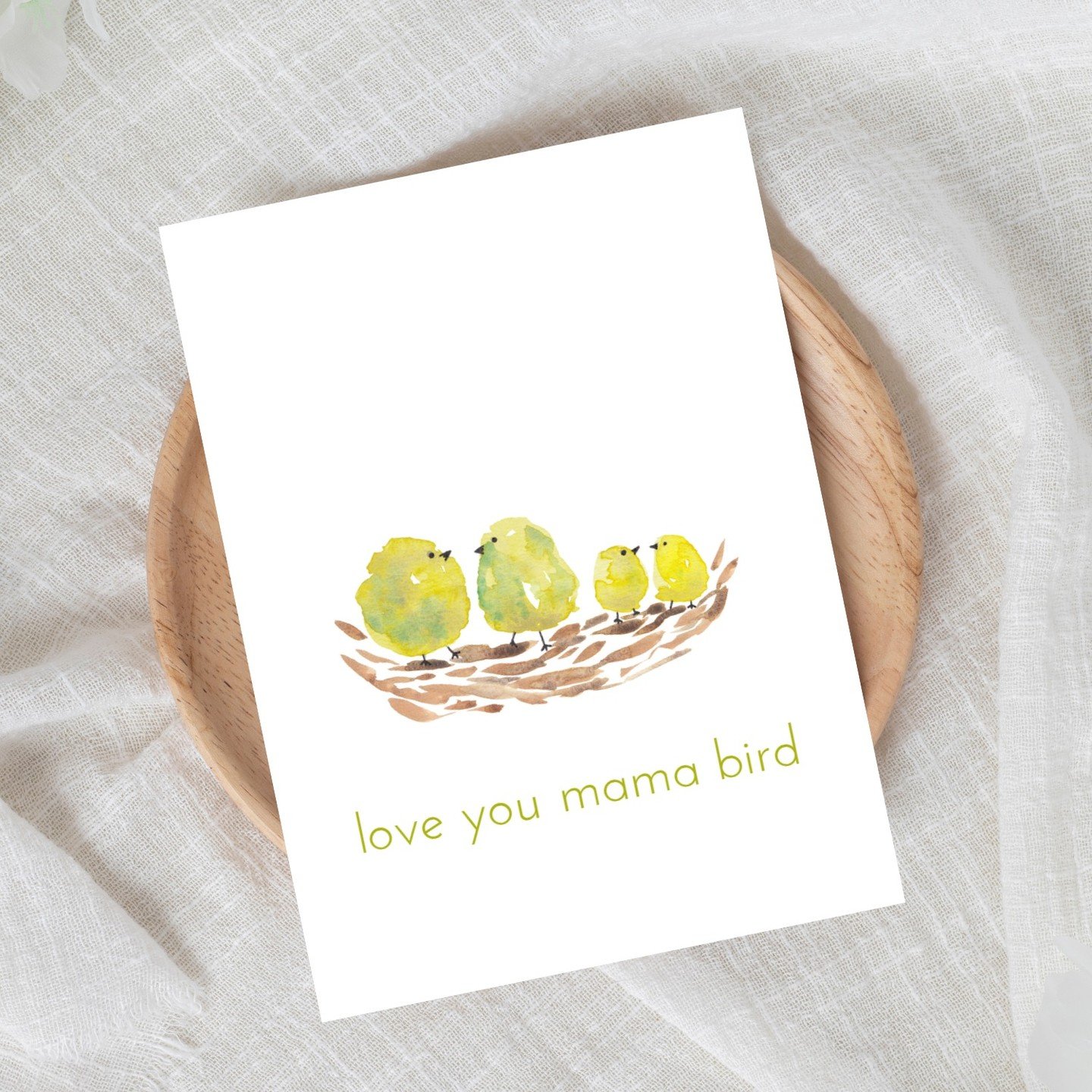 A little bird told me- Mom's love cards. 🐦

Just a couple of weeks until Mother's Day. Get your cards now. Available on my website, @penumbra.shop, my pop up @tuscanvillagenh on 5/5, and 5/11 @bedfordeventcenter.