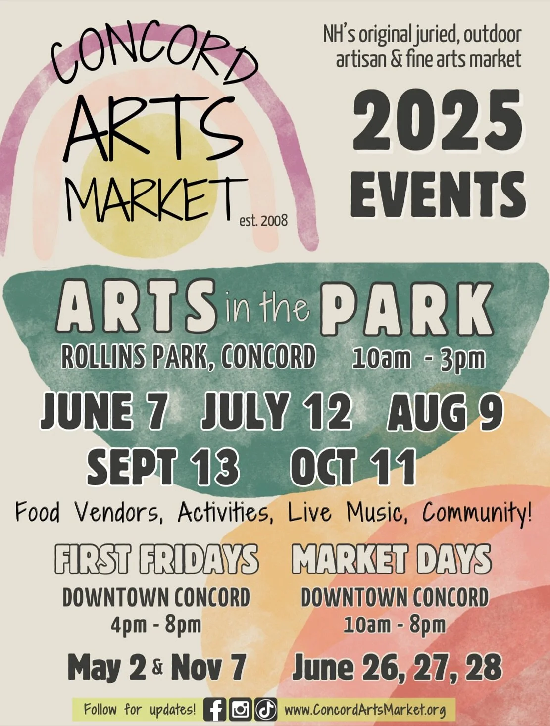 It&rsquo;s been awhile&hellip;&hellip;
So excited to see you in Concord Saturday. Lots of new goodies to share. 
Rollins Park 10-3