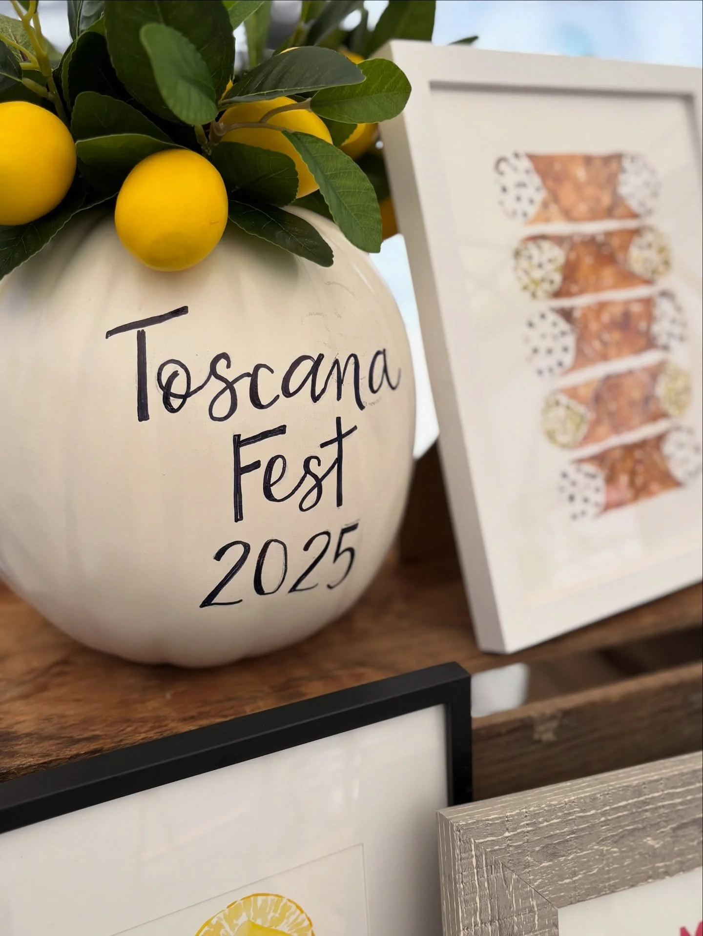Toscana Fest (four years ago?) was my first real pop up for Maria DeVito Palmer Designs. Crazy to think how far we&rsquo;ve come and how much we&rsquo;ve grown since then. So many iterations of my art, business model, and pop up set up (come shop in 