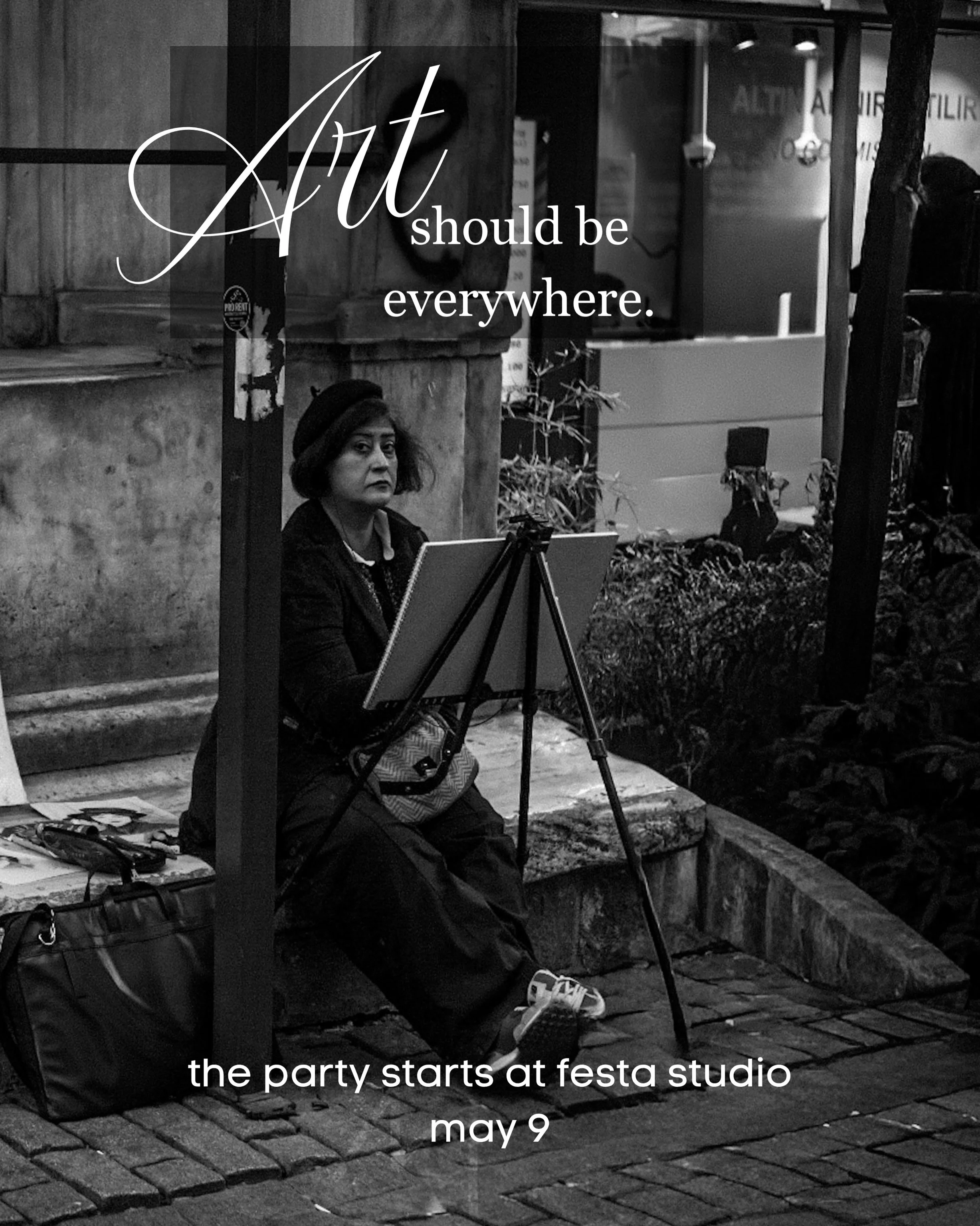 Art should be everywhere. For everyone. All the time. 

I never used to know how to feel when someone would buy my art and tell me it was for the bathroom. Now I think of it as the greatest compliment. 
Delusion? Maybe.  I&rsquo;ve grown into a place