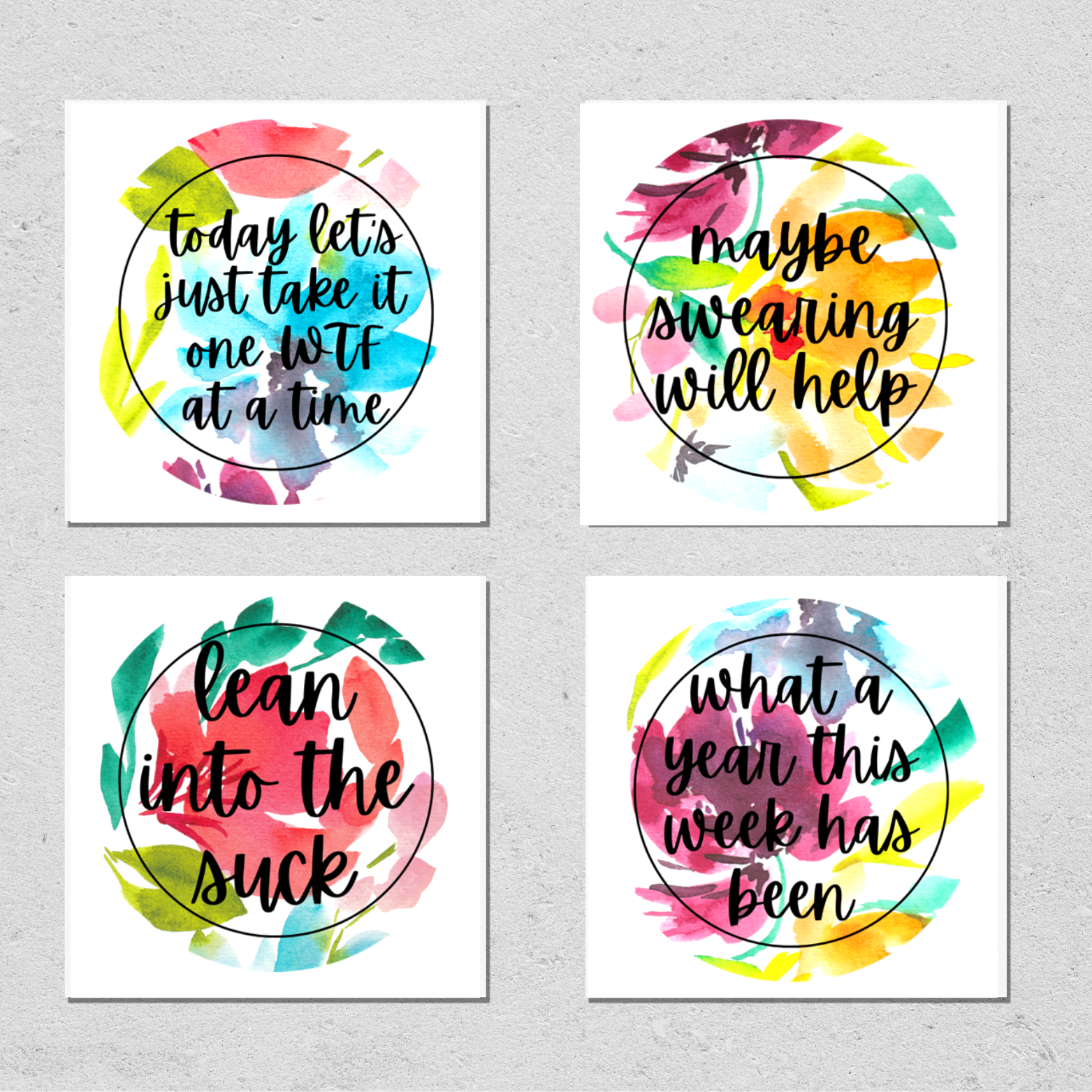 Unprecedented Times Notecards | Set of Four