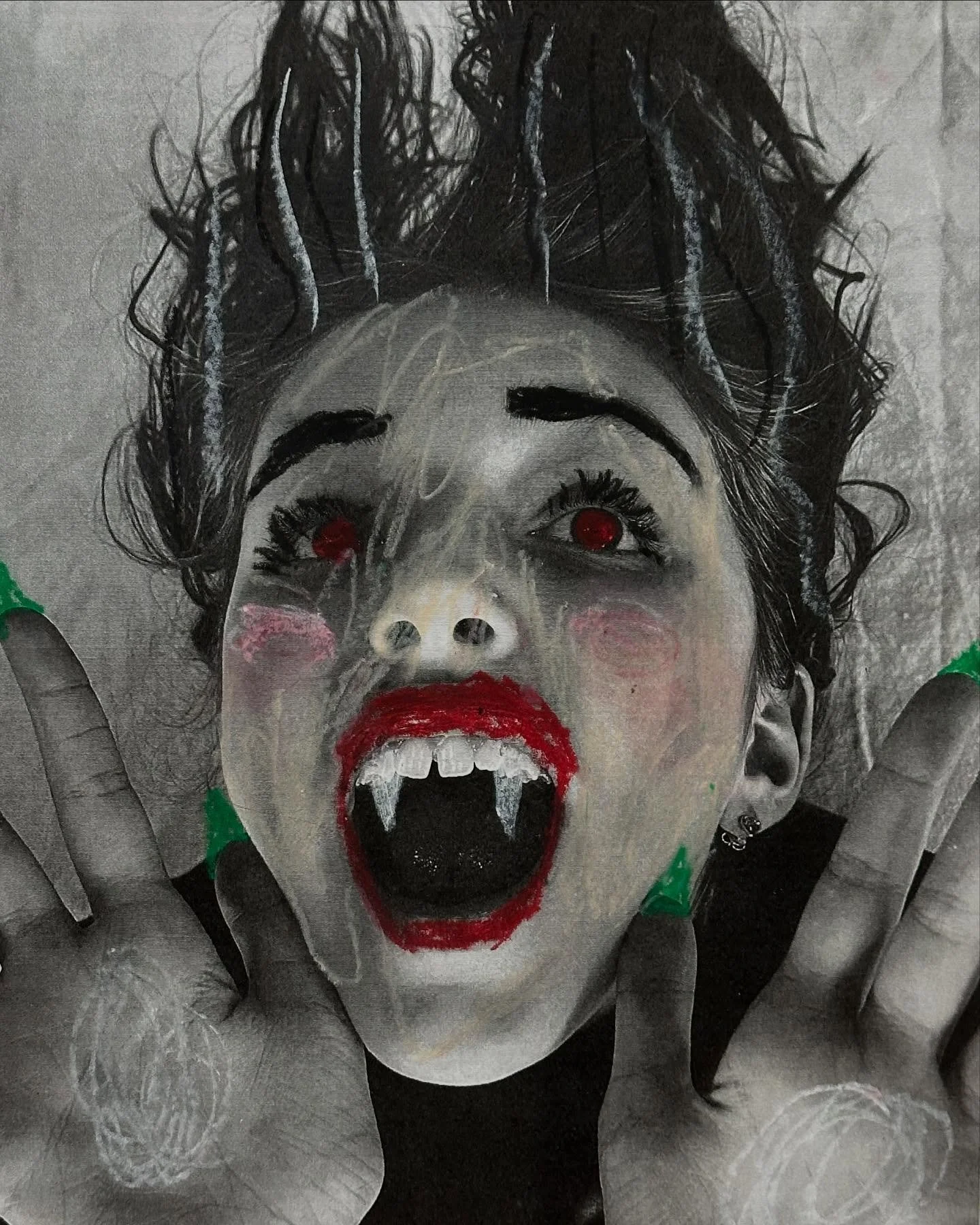 Spooky season isn&rsquo;t quite over here at Matheia School. These &ldquo;self portraits&rdquo; were created on Halloween. #matheiaschool #arteveryday #seattle #ballard #kidsart