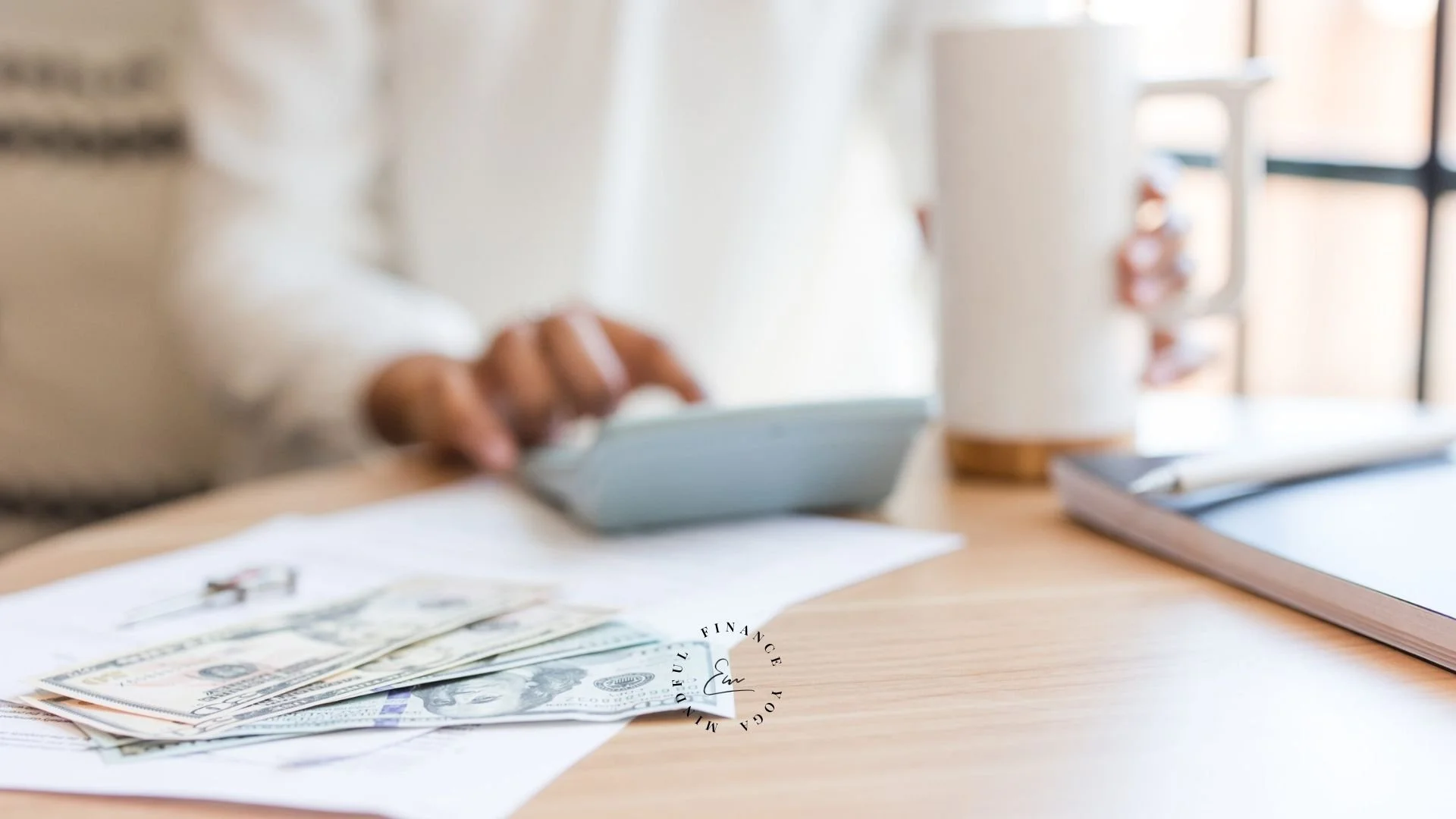Financial specialist reviewing finances calmly, representing clarity, stability, and grounded financial foundations