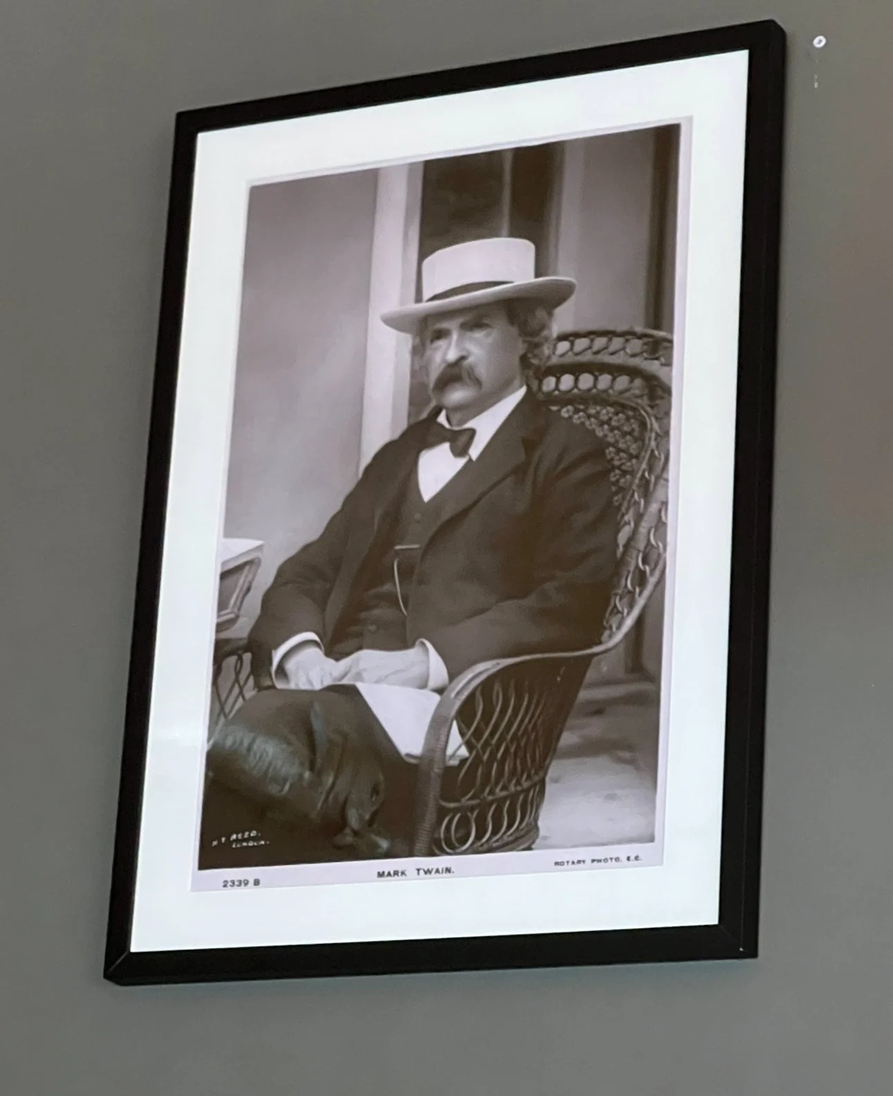 Taproom Artifact Tells the Tale of Twain