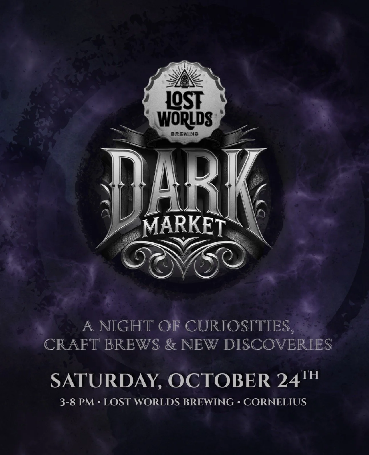 Dark Market at Lost Worlds Brewing: A Halloween Market in Cornelius, NC
