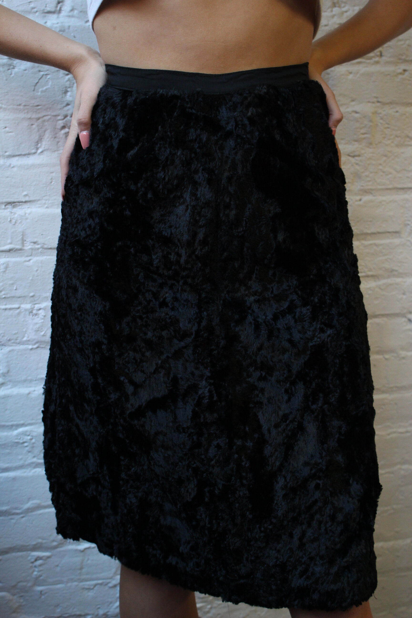 1960's Fur Pencil Skirt 