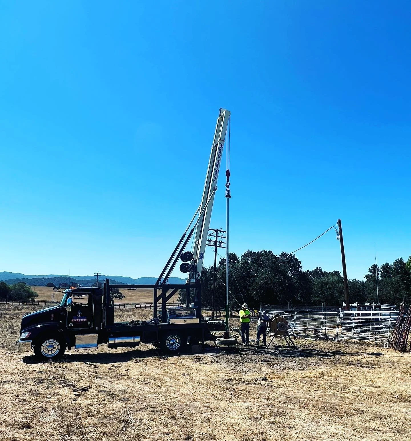 Did a nice upgrade today on a system that feeds 84 homes. We doubled the flow out of the well and installed a new VFD system. #danfossdrives #tdhmfg #grundfospumps