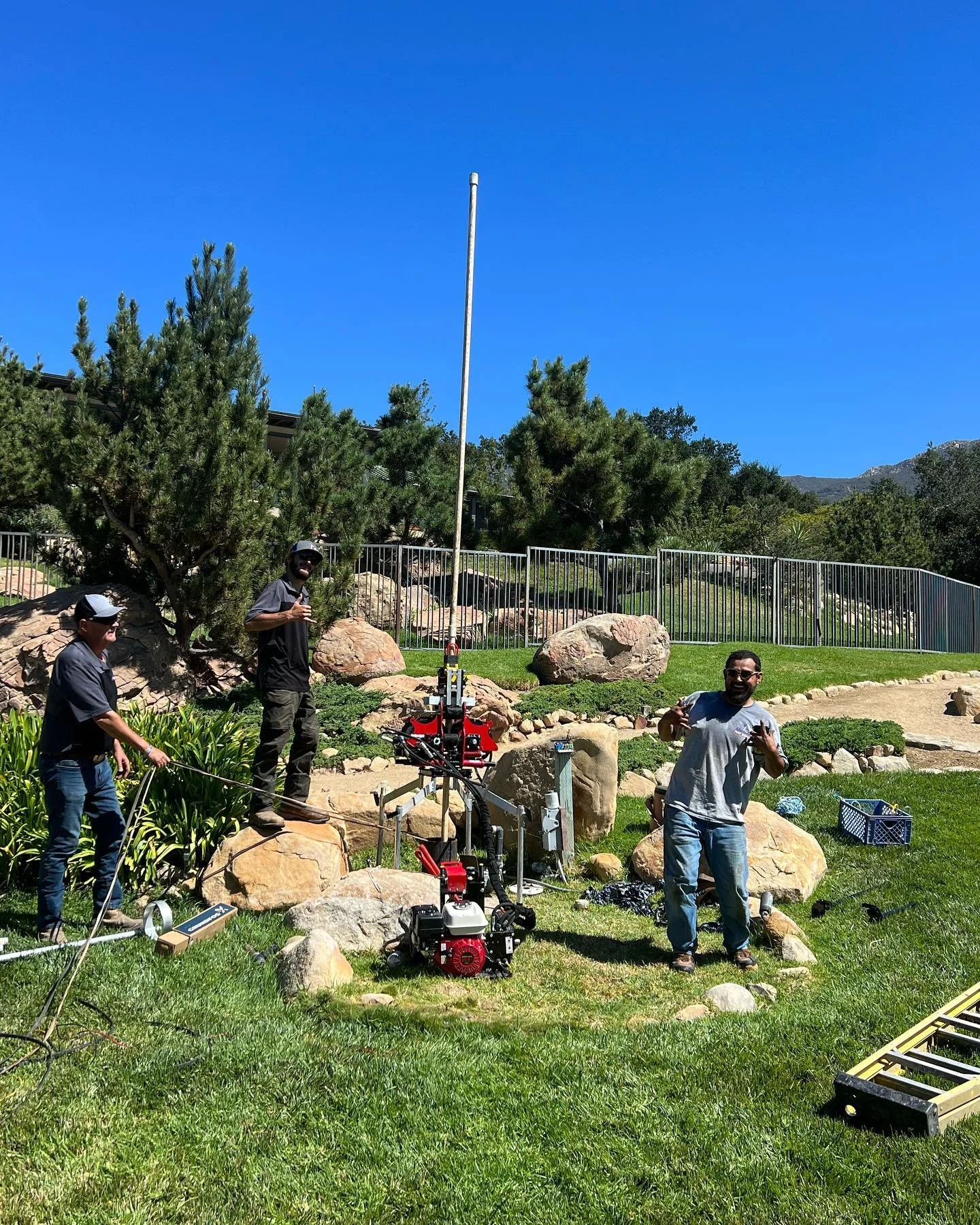 This is one of our newest additions to the fleet. There was no way to get a pump rig near this well so we used our Pumptrax unit to pull 360&rsquo; of pipe in a couple hours. Before this unit we would have to pull the pump by hand. @rhr_products #rid