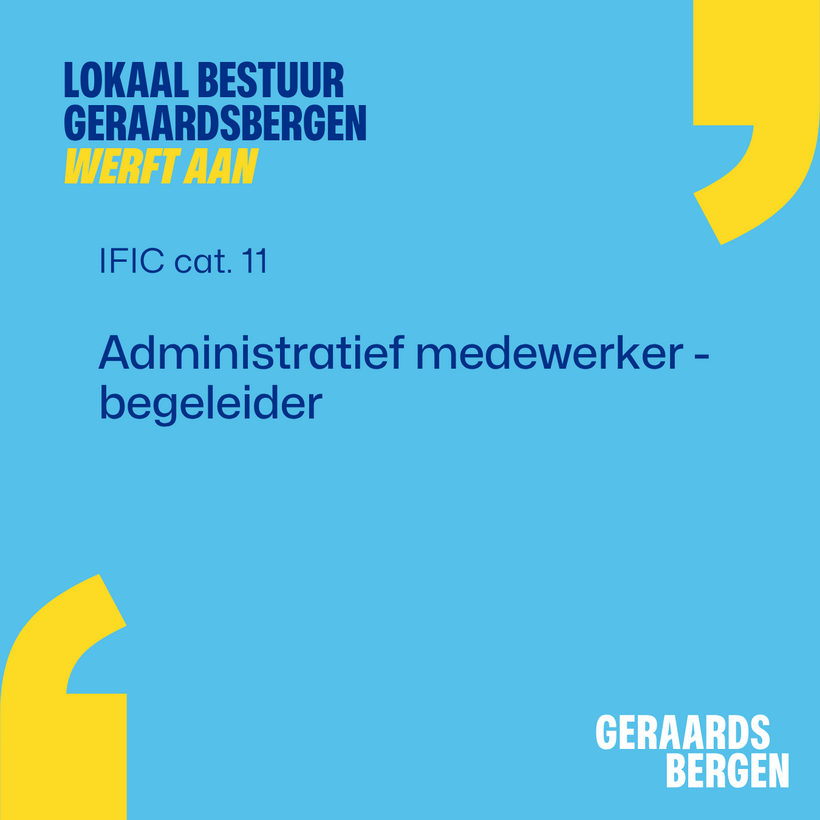 ADMINISTRATIEF MEDEWERKER-BEGELEIDER