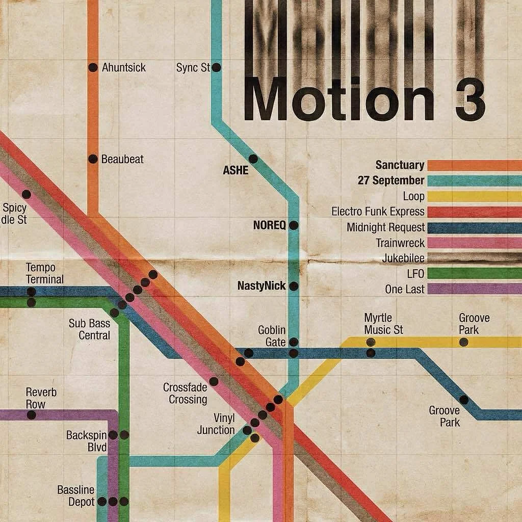 **MOTION 3: ASHE, !DJ No Req, NastyNick**

Attention all Montreal folks. Catch me DJing this Saturday with @nastynick9000 and DJ No Req! I&rsquo;m on from 10-12 setting the tone for the night. Event runs from 10pm-5am. Come HANG.

- Sanctuary (Ahunts