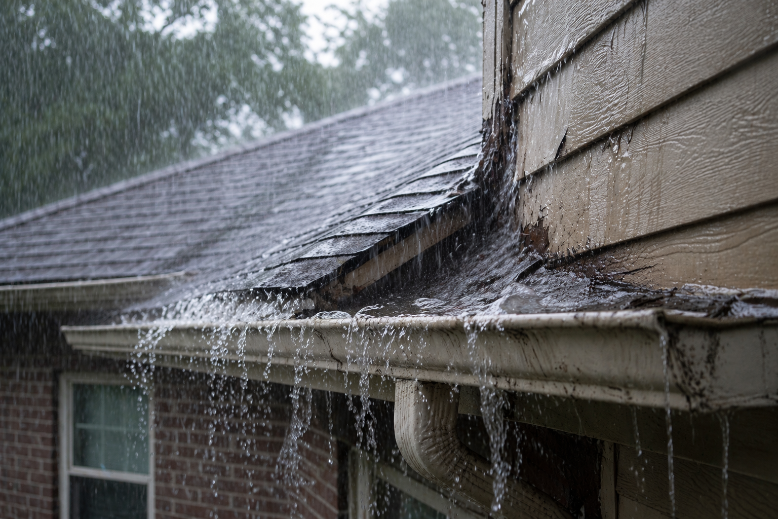 Gutters and Roof Protection in Houston: How Overflow Causes Hidden Damage