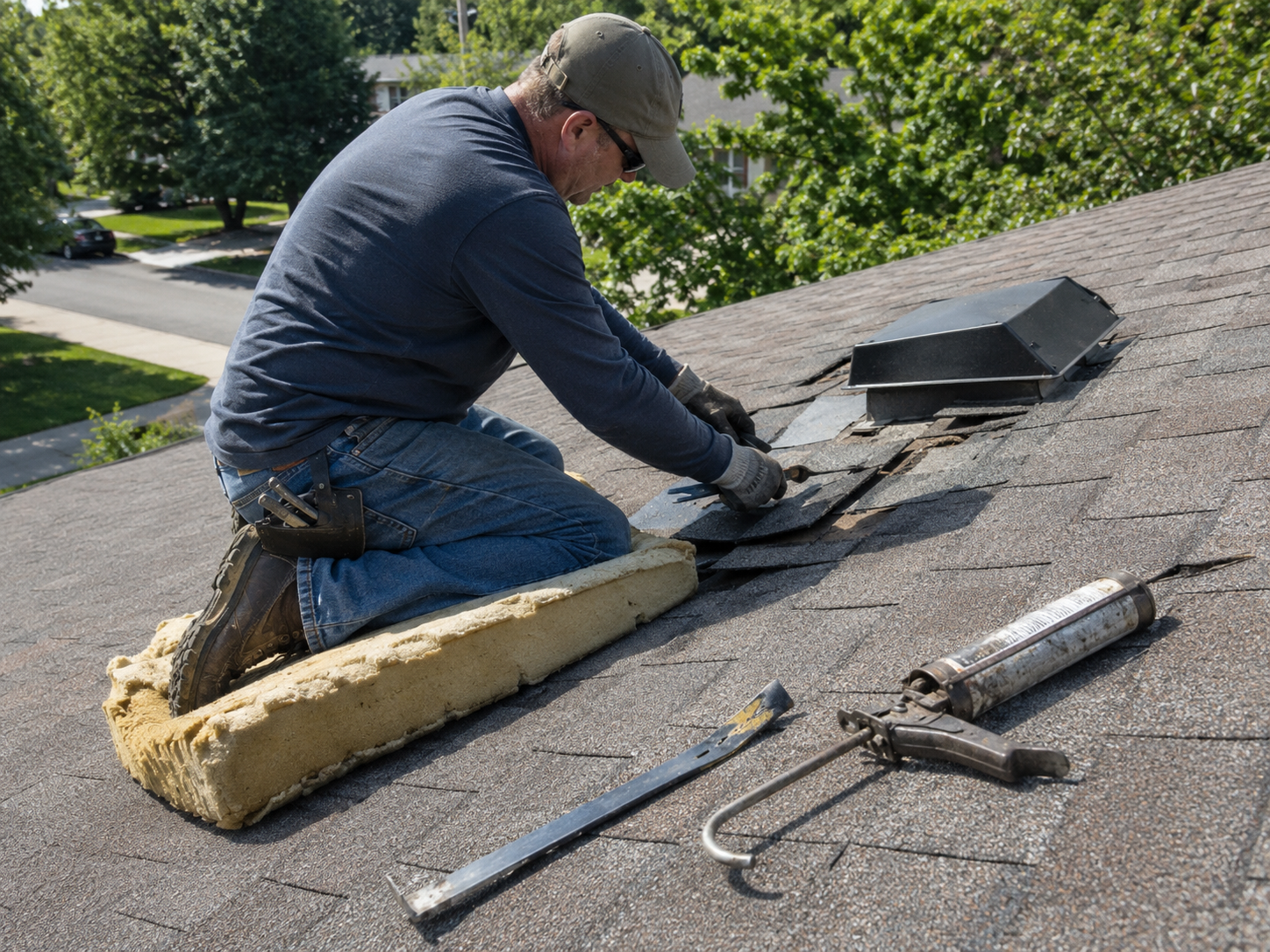 Couch Cushion for roof repair
