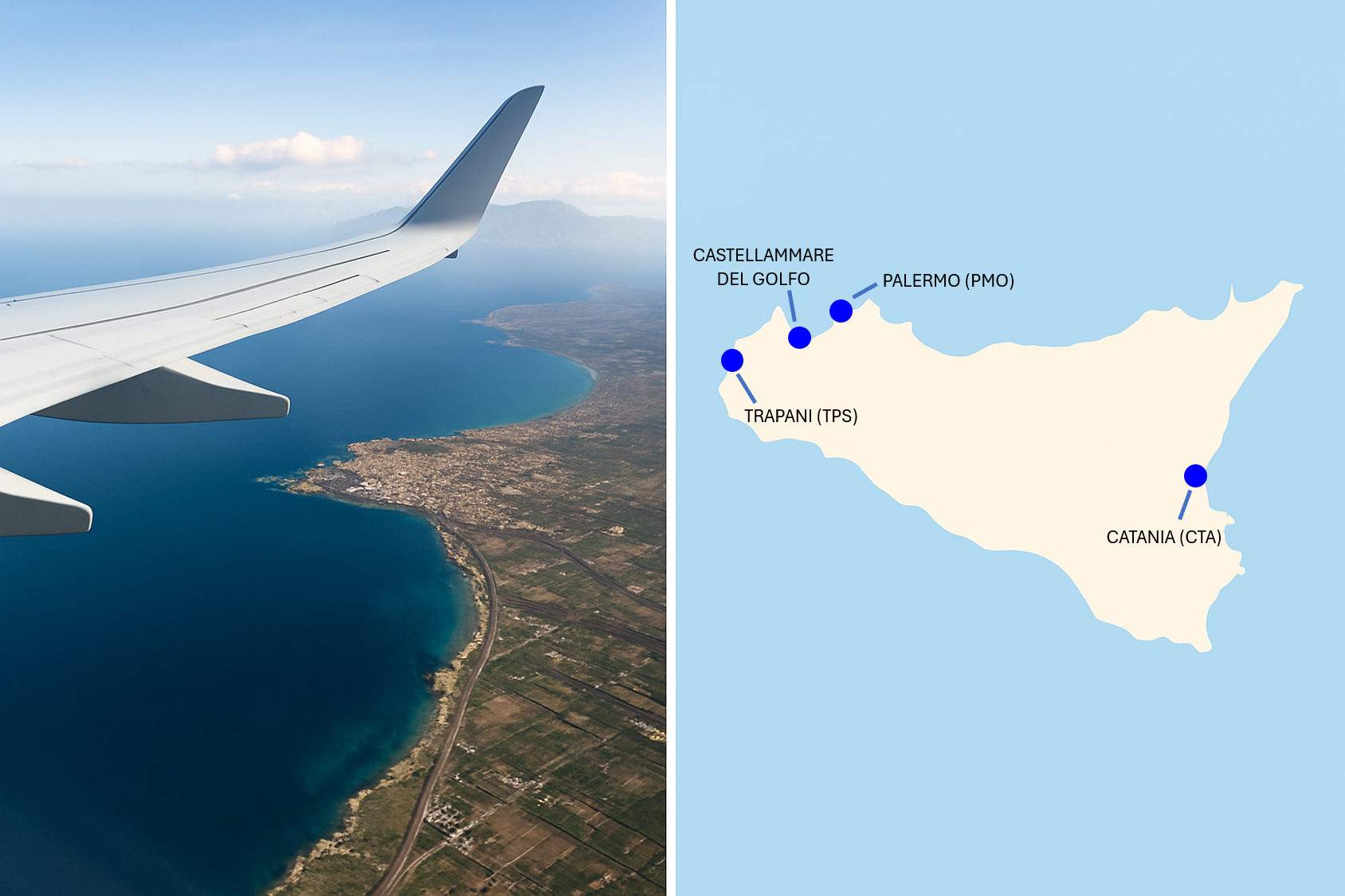 Direct to Paradise: New Nonstop Flights to Sicily in 2025—from the U.S. and Across Europe