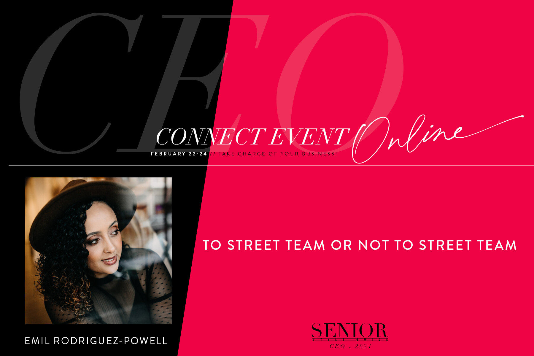 April 2021 -  CEO Presentation Emil Rodriguez-Powell...To Street Team Or Not To Street Team