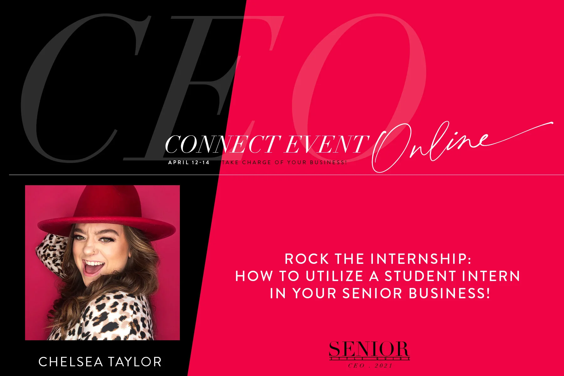 April 2021 -  CEO Presentation Chelsea Taylor...Rock The Internship: How To Utilize A Student Intern In Your Senior Business!