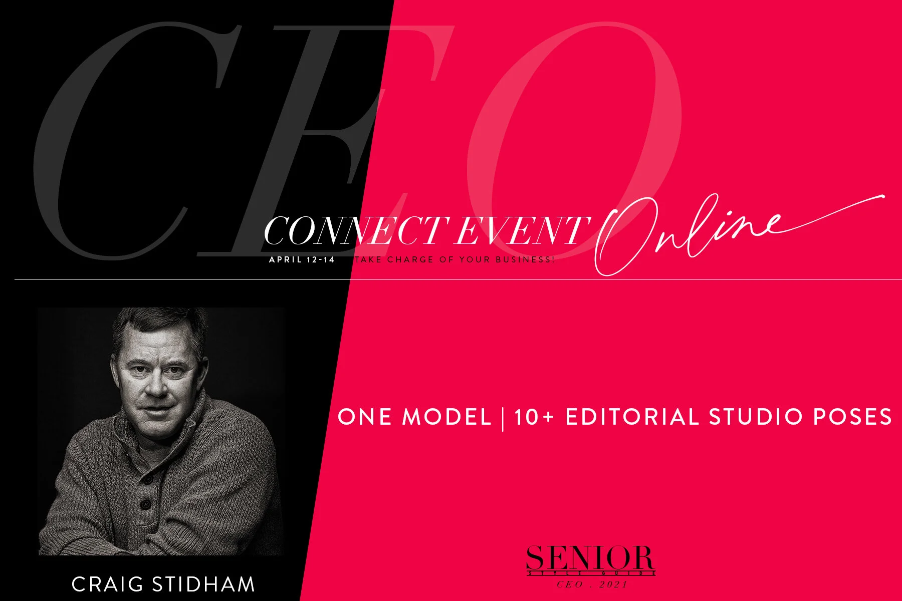 April 2021 -  CEO Presentation Craig Stidham...One Model |  10+ Editorial Poses