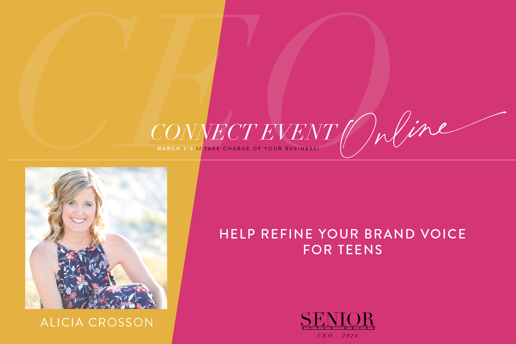 2026 CEO...Alicia Crosson