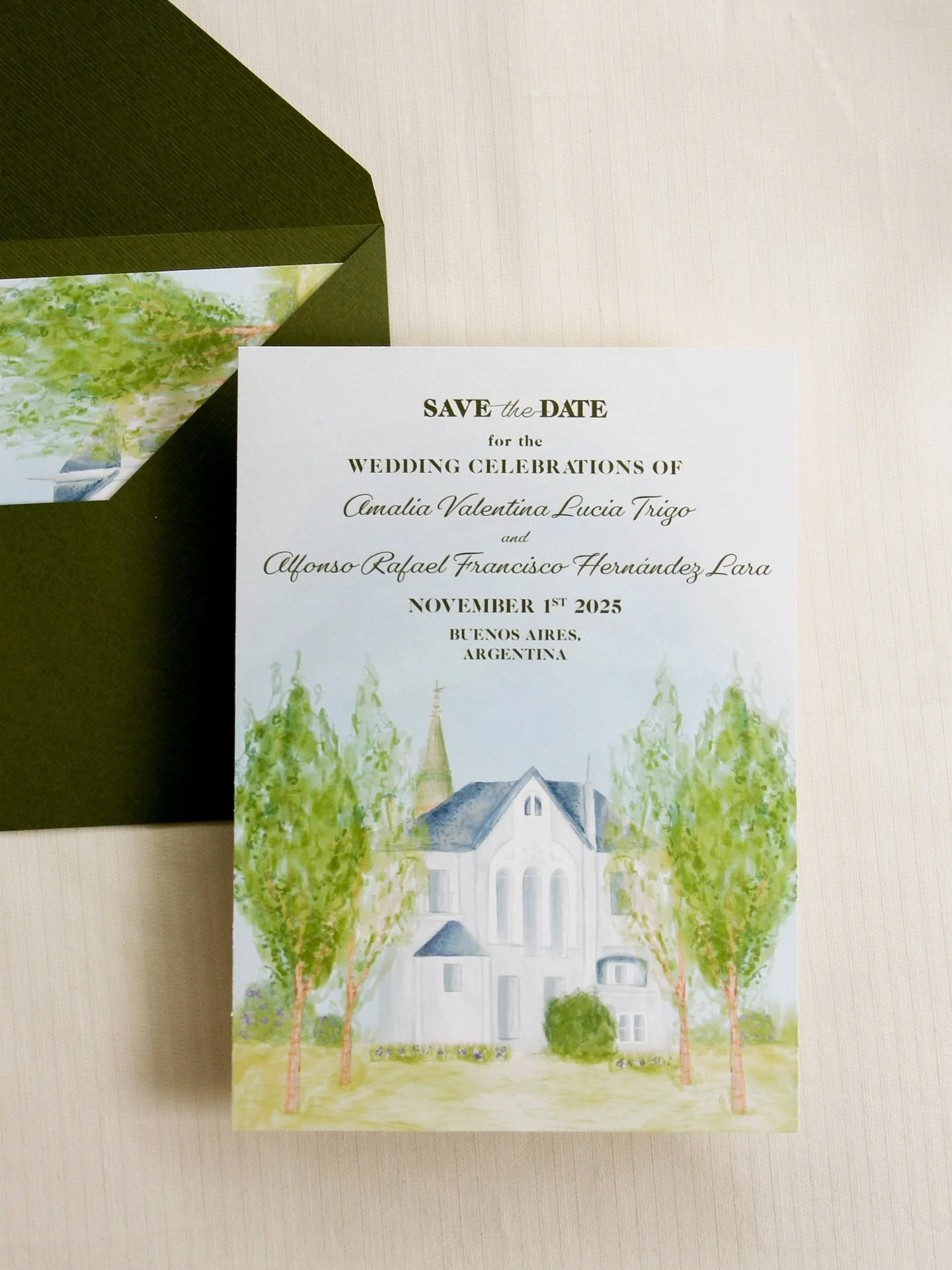 When the venue speaks for itself, it becomes our main source of inspiration 🤎

Obsessed with how these save the dates turned out &mdash; featuring @aapoloeventos 🐎 for a wedding in Buenos Aires 💌

Getting married in 2026 or 2027? It&rsquo;s time t