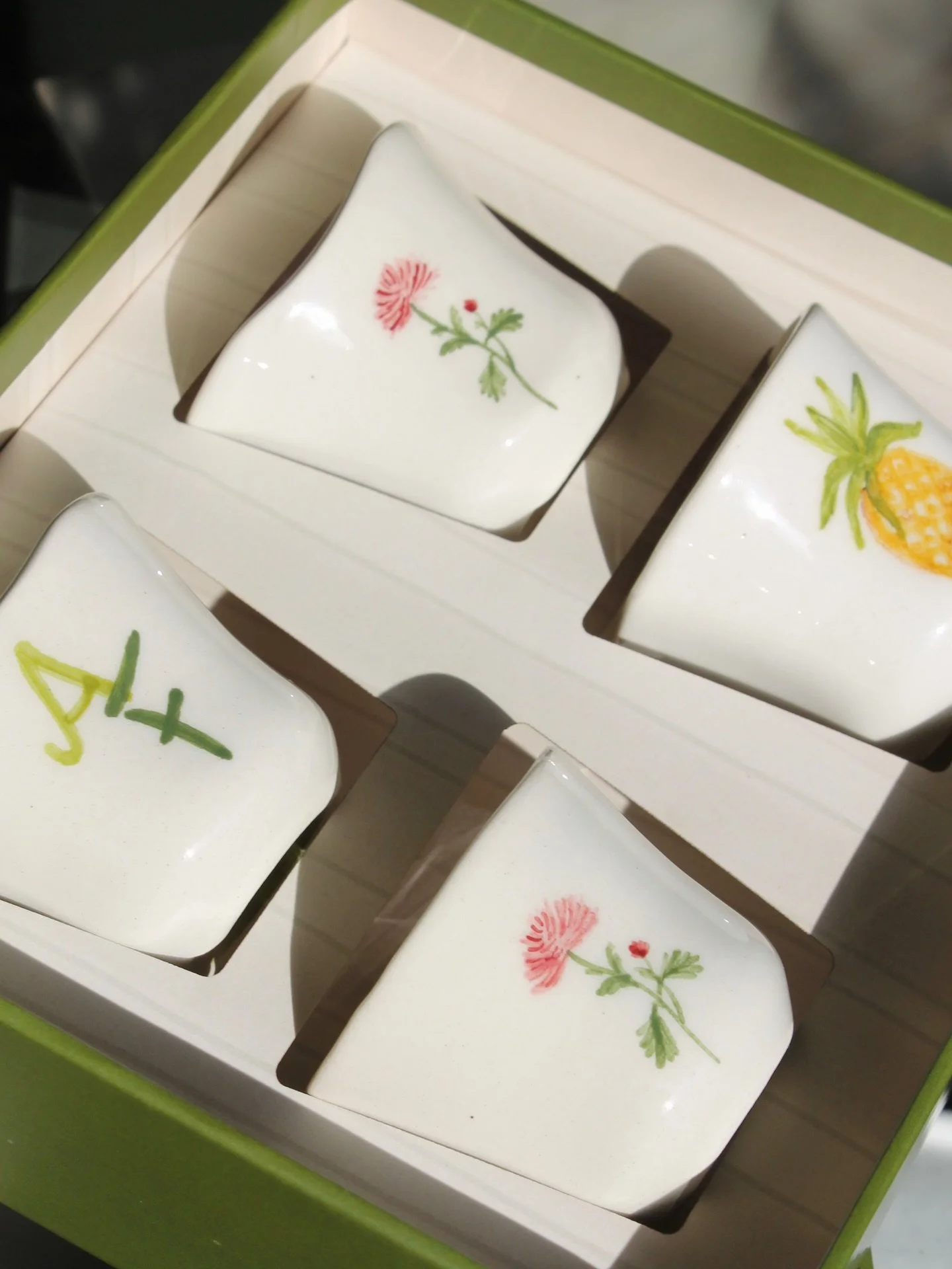 Your morning coffee will taste better in these ☕️ custom espresso cups for our bride @alexoduber 🍍💛 Clemente is your one-stop shop for design + custom pieces. Brides fall in love with their branding so much, that they want to extend it beyond their