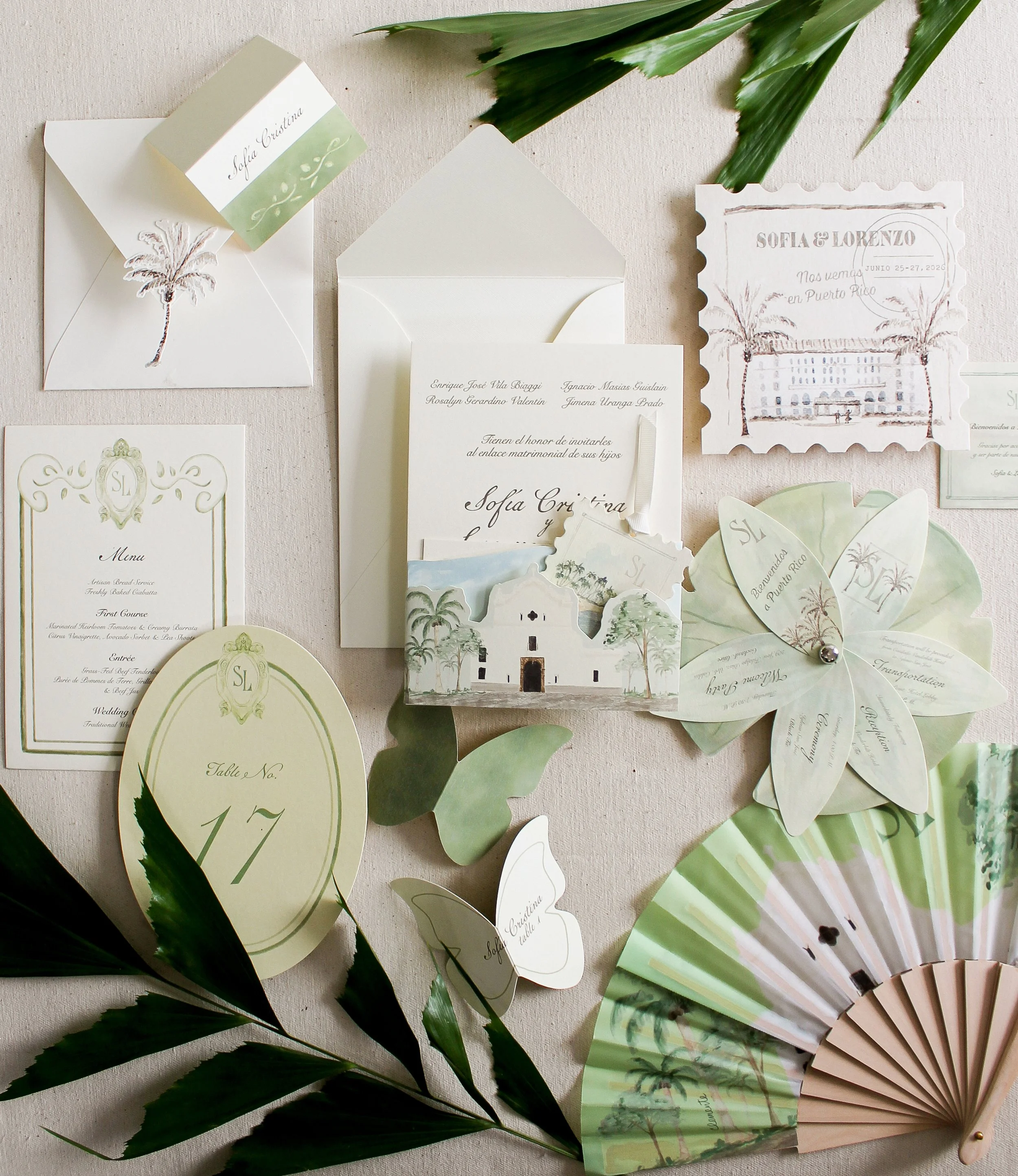 Behind the Design: A Vintage Tropical Wedding (with a touch of whimsy)
