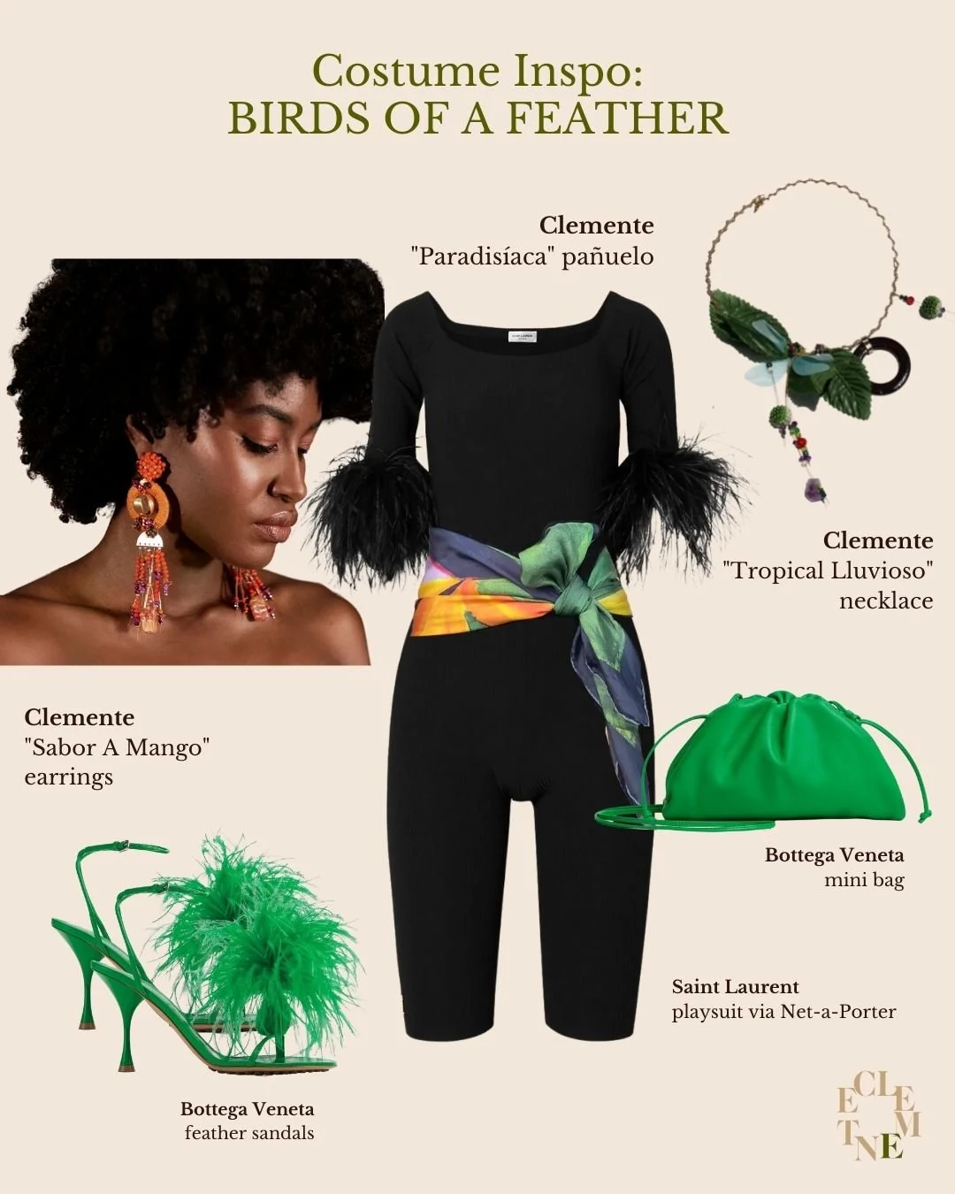 Birds of A Feather Clemente Costume