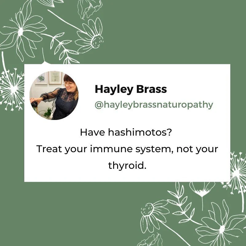Have Hashimoto&rsquo; disease? 𝐓𝐫𝐞𝐚𝐭 𝐲𝐨𝐮𝐫 𝐢𝐦𝐦𝐮𝐧𝐞 𝐬𝐲𝐬𝐭𝐞𝐦, 𝐧𝐨𝐭 𝐲𝐨𝐮𝐫 𝐭𝐡𝐲𝐫𝐨𝐢𝐝 ⁣🦋
⁣
Did you know that Hashimotos is the most common cause of hypothyroidism?⁣
⁣
Hashimoto&rsquo;s is an autoimmune disease where the immune