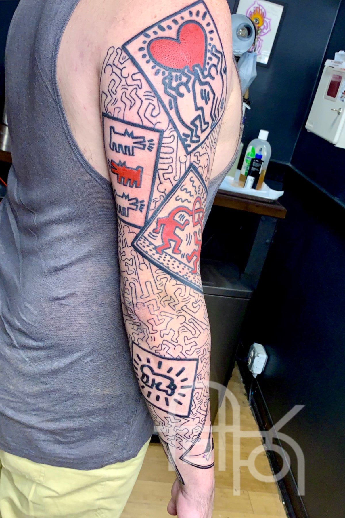 Keith Haring sleeve